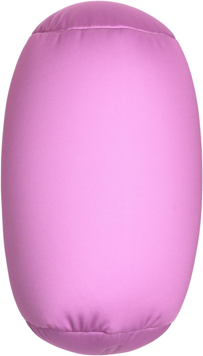 Squishy Neck Pillow, 7Inch x 12Inch Soft Travel Body Bed Pillow Bean Pillow for Kids Adult Chair Sleeping Car Seat, Fun Dormroom (Purple)