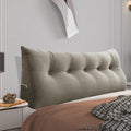 Headboard Pillow Queen - Bed Wedge Headboard Reading Pillow for Sitting in Bed, Large Daybed Pillow, Velvet Positioning Support Bedrest…