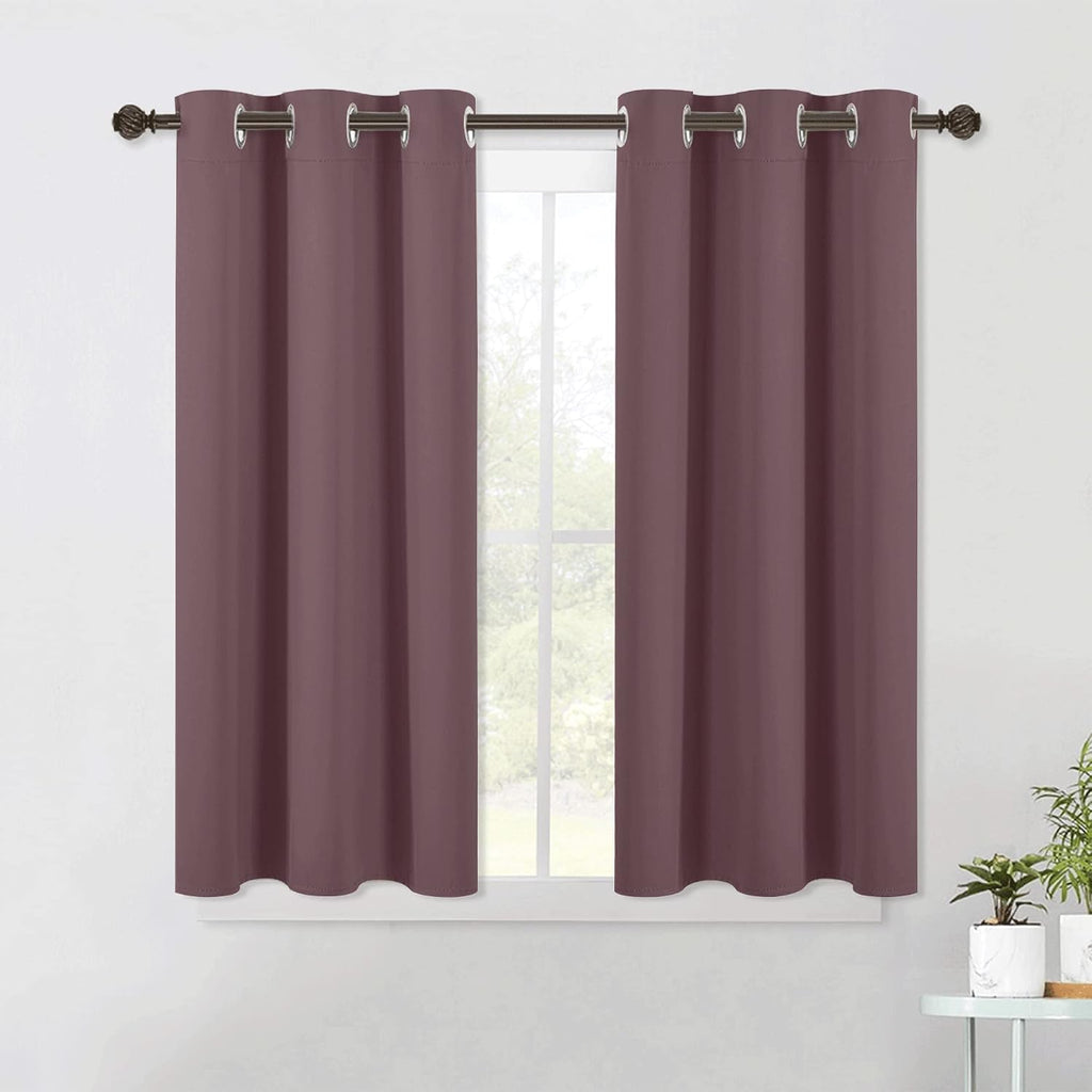 NICETOWN Modern Blackout Curtains Noise Reducing, Thermal Insulated and Privacy Room Darkening Drape Panels for Boy's Guest Room Door…