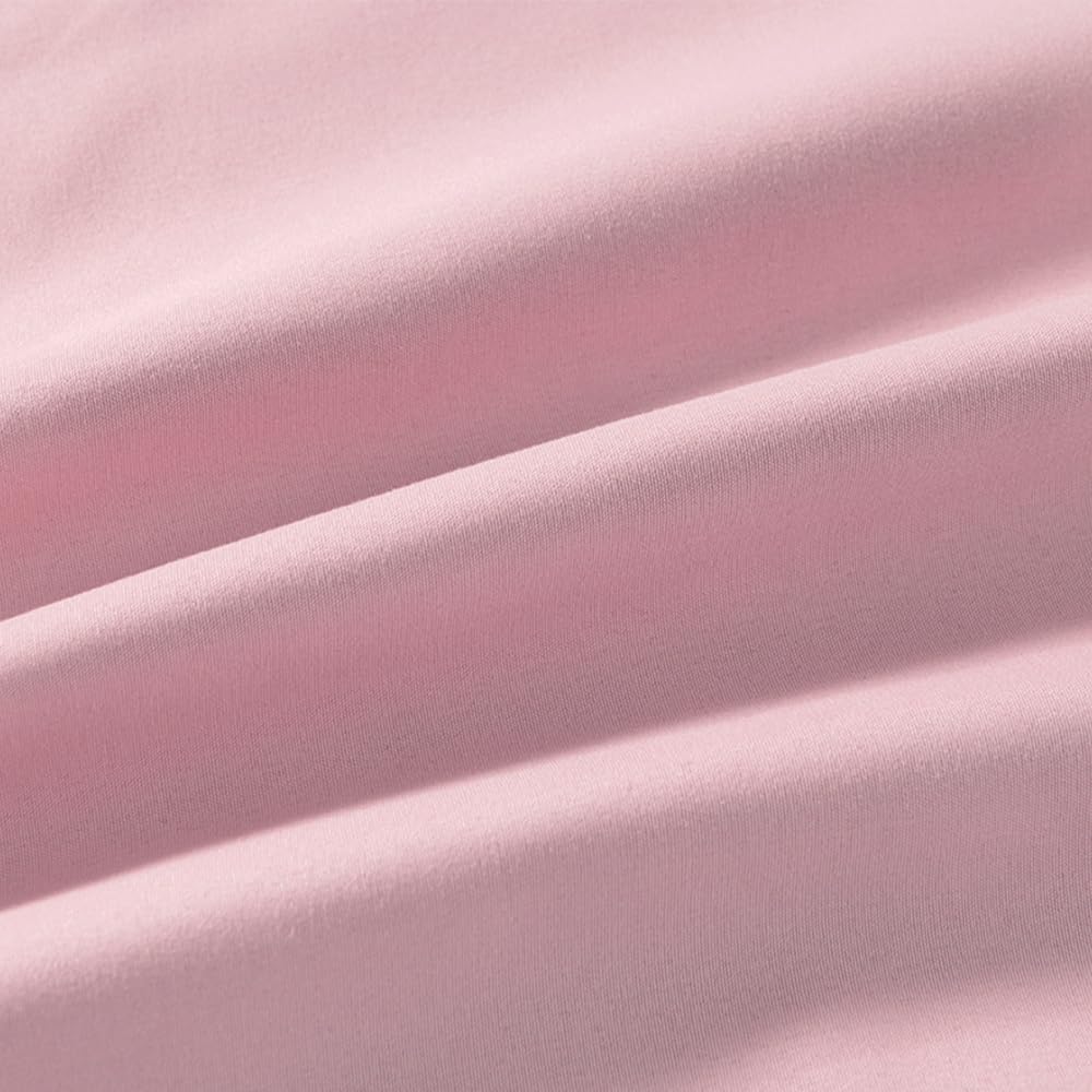 NookZuzu 2 Pack Microfiber Zipper Pillowcases, Soft Comfortable Not Shrink Pink Pillow Case, Standard Pillow Cases Set of 2 (20x26 Inches)…