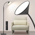 mukuxin 76" LED Floor Lamp, 18W/1800LM Super Bright Reading Standing Lamp, Stepless Dimmable&Adjustable Color Temperature 2700K-6500K…