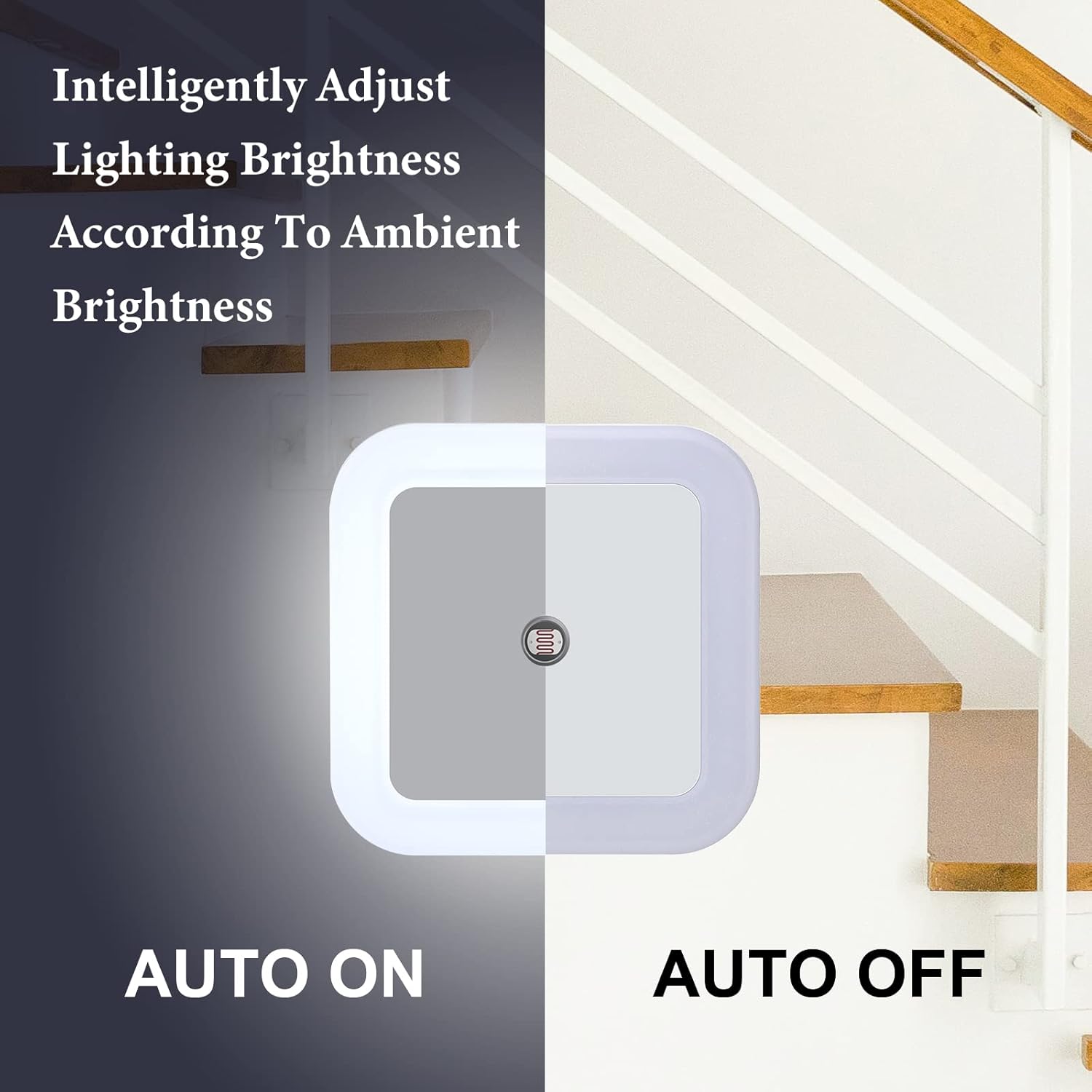 Hortsun 24 Packs LED Night Lights Plug into Wall with Smart Dark Sensor Automatic Hallway Plug in Lights for Bedroom, Bathroom, Toilet…