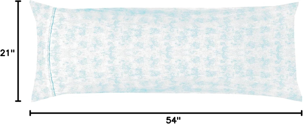 Elegantcomfort Elegant Comfort Ultra Soft 1-Piece Set Sea Waves Print Pillowcases - 1500 Hotel Quality Microfiber, Soft and Smooth Hidden Z…