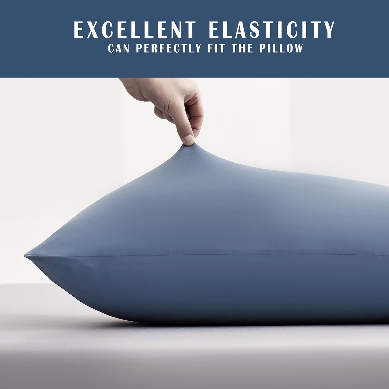 TELUS Cooling Body Pillow Case, Silky Soft Breathable Pillowcase with Envelope Close, Stay Cool All Night Pillow Cover for Hot Sleepers…