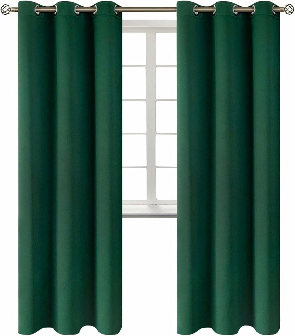 BGment Blackout Curtains - Grommet Thermal Insulated Room Darkening Bedroom and Living Room Curtains, Set of 2 Decorative Curtain Panels (4…