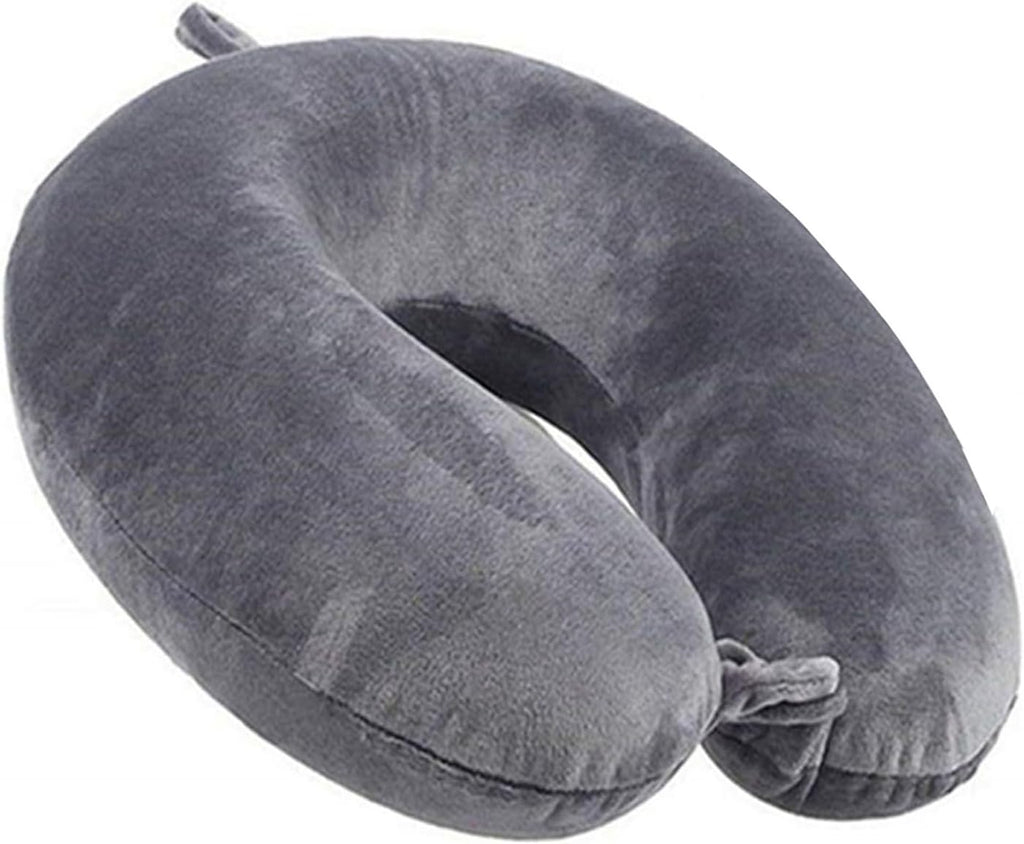GDEOUP Travel Pillow 100% Pure Comfortable U Shape Memory Foam Pillows Neck and Head Support Portable Travel Neck Pillow Suitable for…