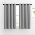 Nicetown Blackout Curtains Panels for Bedroom - Window Treatment Thermal Insulated Blinds Solid Grommet Vertical Drapes for Kitchen (Set of…