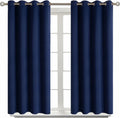 BGment Blackout Curtains for Living Room - Grommet Thermal Insulated Room Darkening Curtains for Bedroom, Set of 2 Panels (52 x 45 Inch, Na…
