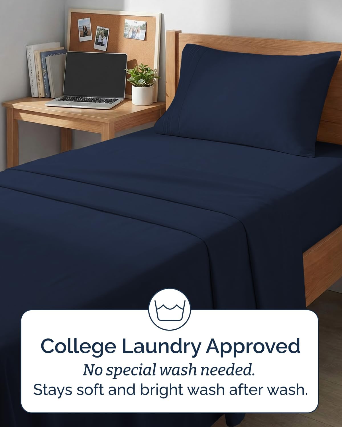 Twin XL 4 Piece Sheet Set - Comfy Breathable & Cooling - Hotel Luxury Bedding for Women, Men, Kids, Teens & Children - 1 Flat & 1 Fitted…