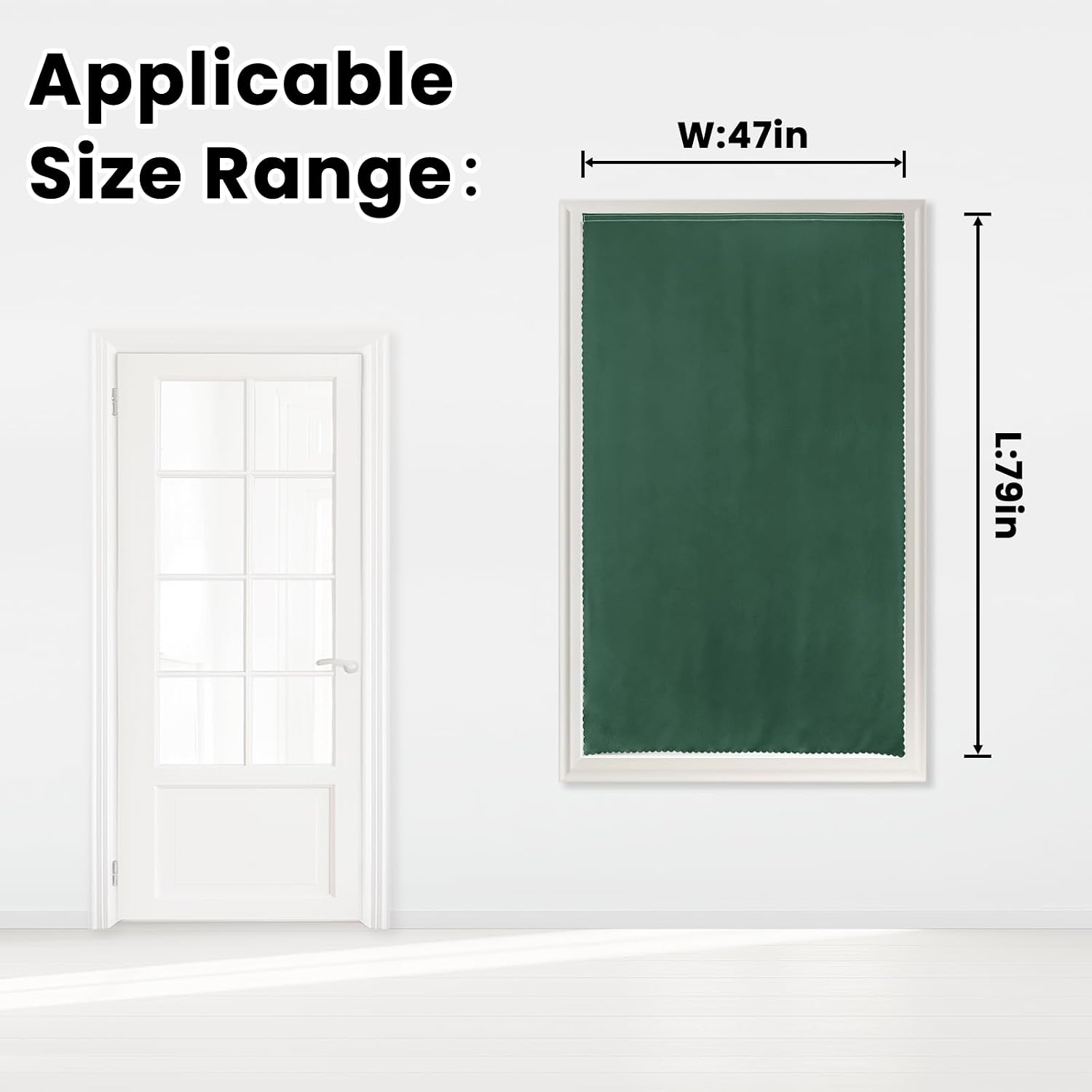 Blackout Curtains for Bedroom Stick On Curtains Window Shades Pull Down Blackout Window Cover No Drillng Self Adhesive Curtains No Rod…