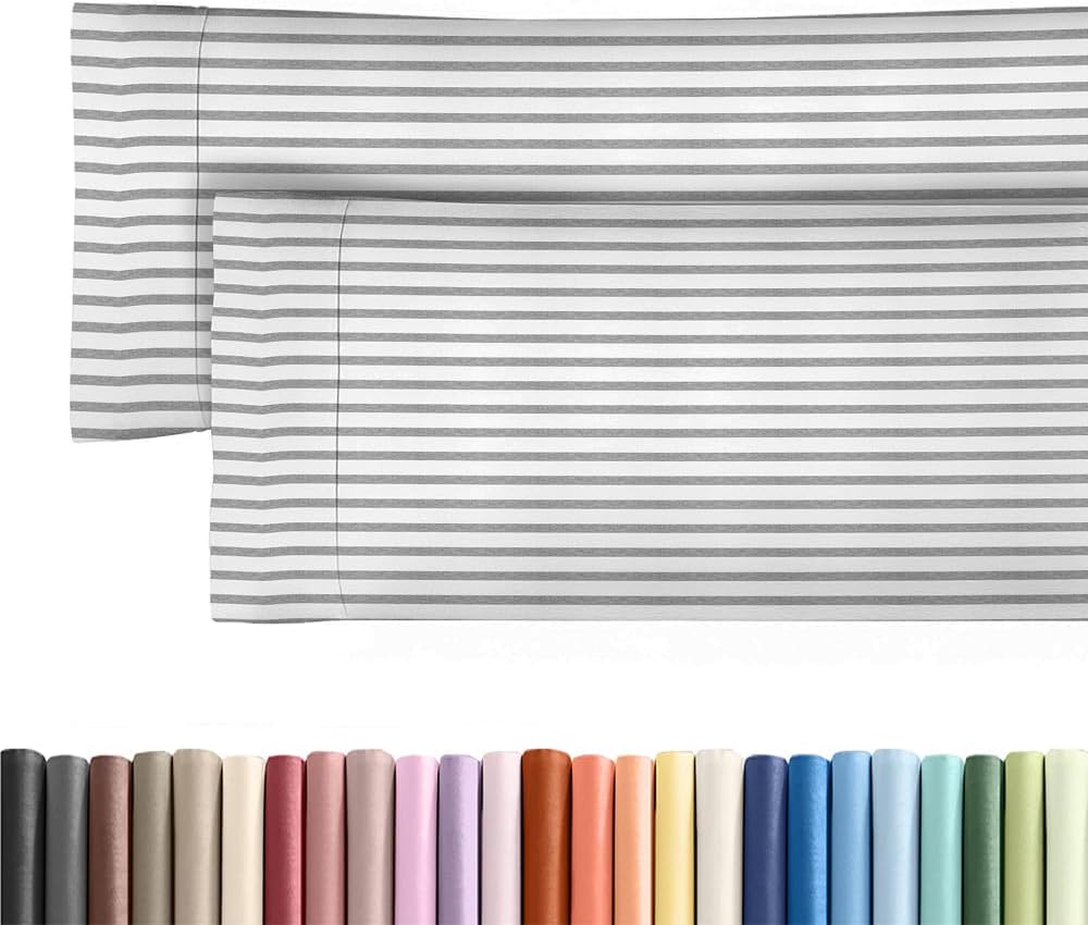 Body Pillowcases Set of 2-20x54 Long Body Pillow Case - Soft Body Pillow Cover for Sleeping & Side Sleepers - Comfy, Wrinkle & Fade Free…