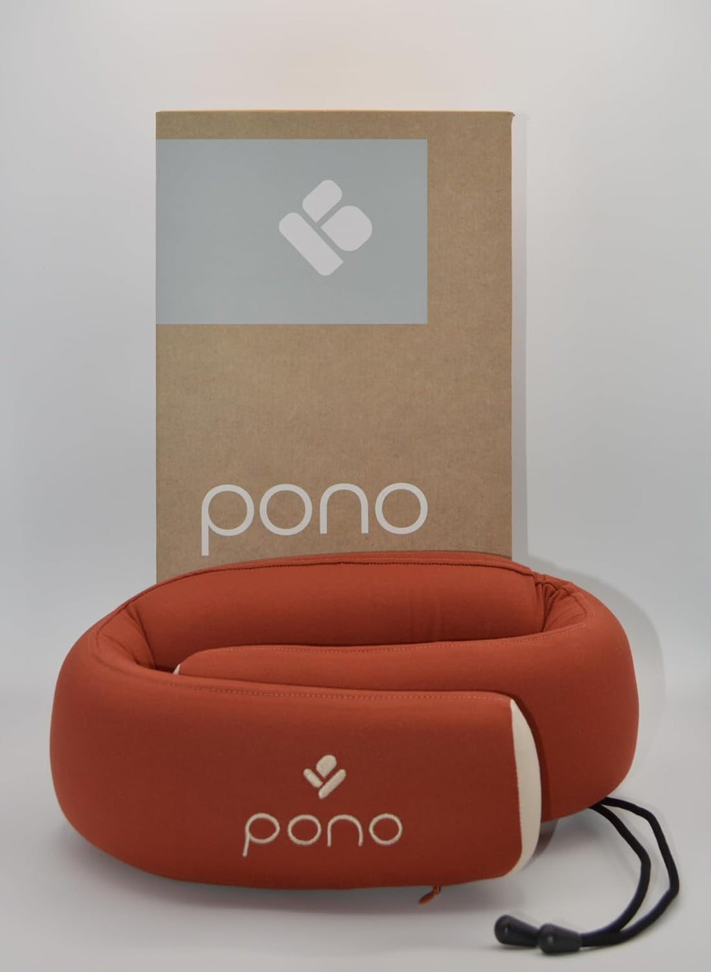 Pono Neck Cradle Travel Pillow (Patented): Memory Foam, Ergonomic 360° Adjustable Support, Prevents Head Nods. Infinity Shape Fits All…
