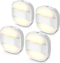 DORESshop Led Night Lights Plug Into Wall, 4 Packs Foldable Plug in Night Light Portable Dimmable Mini with Dusk to Dawn Sensor, 3000K…