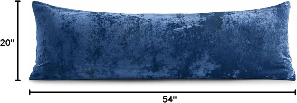 BEDELITE Velvet Body Pillow Cover with Zipper, Soft and Plush 20x54 Long Pillow Case, Velvety Smooth and Cozy Body Pillow Pillowcase for…