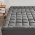 Mattress Pad Cover with Stretches to 18” Deep Pocket Fits Up to 8”-21” Cooling Bed Topper, Soft and Breathable Mattress Protector Cover…