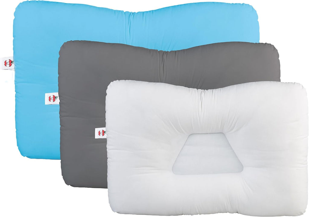 CoreProducts Core Products Tri-Core Cervical Support Pillow – Gentle (Medium Firmness) Orthopedic Neck Pillow for, Back and Side Sleepers…