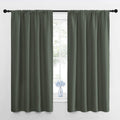 NICETOWN Bedroom Curtains Blackout Draperies - All Season Thermal Insulated Solid Rod Pocket Top Blackout Curtains/Drapes for Kid's Room…