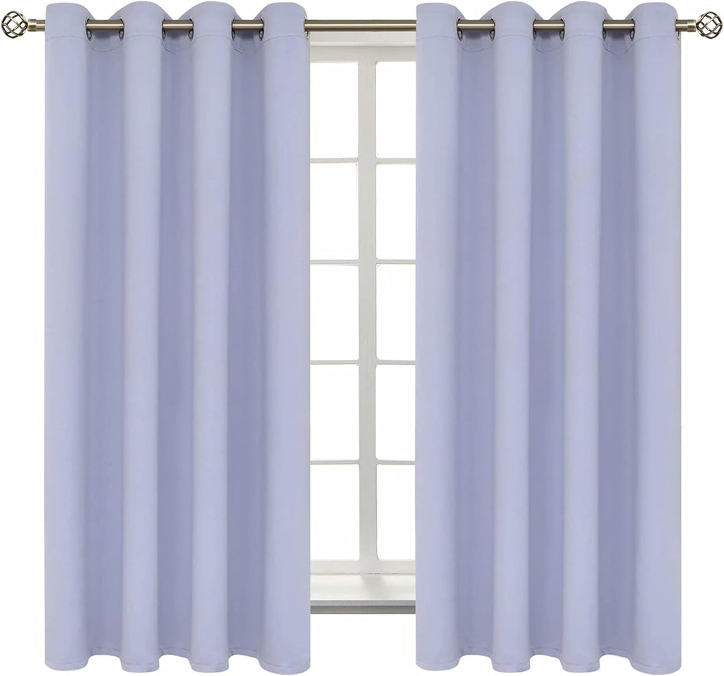 BGment Room Darkening Curtains 63 Inches Long - Grommet Thermal Insulated Drapes Window Treatment Curtains for Bedroom, 2 Panels, 52 x 63 I…