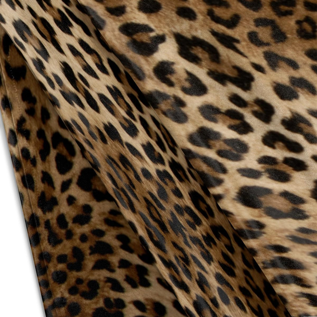 Fashion Leopard Cheetah Satin Silk Pillowcase for Hair and Skin Pillow Cases Standard Size Soft Silk Pillow Case with Envelope Closure…