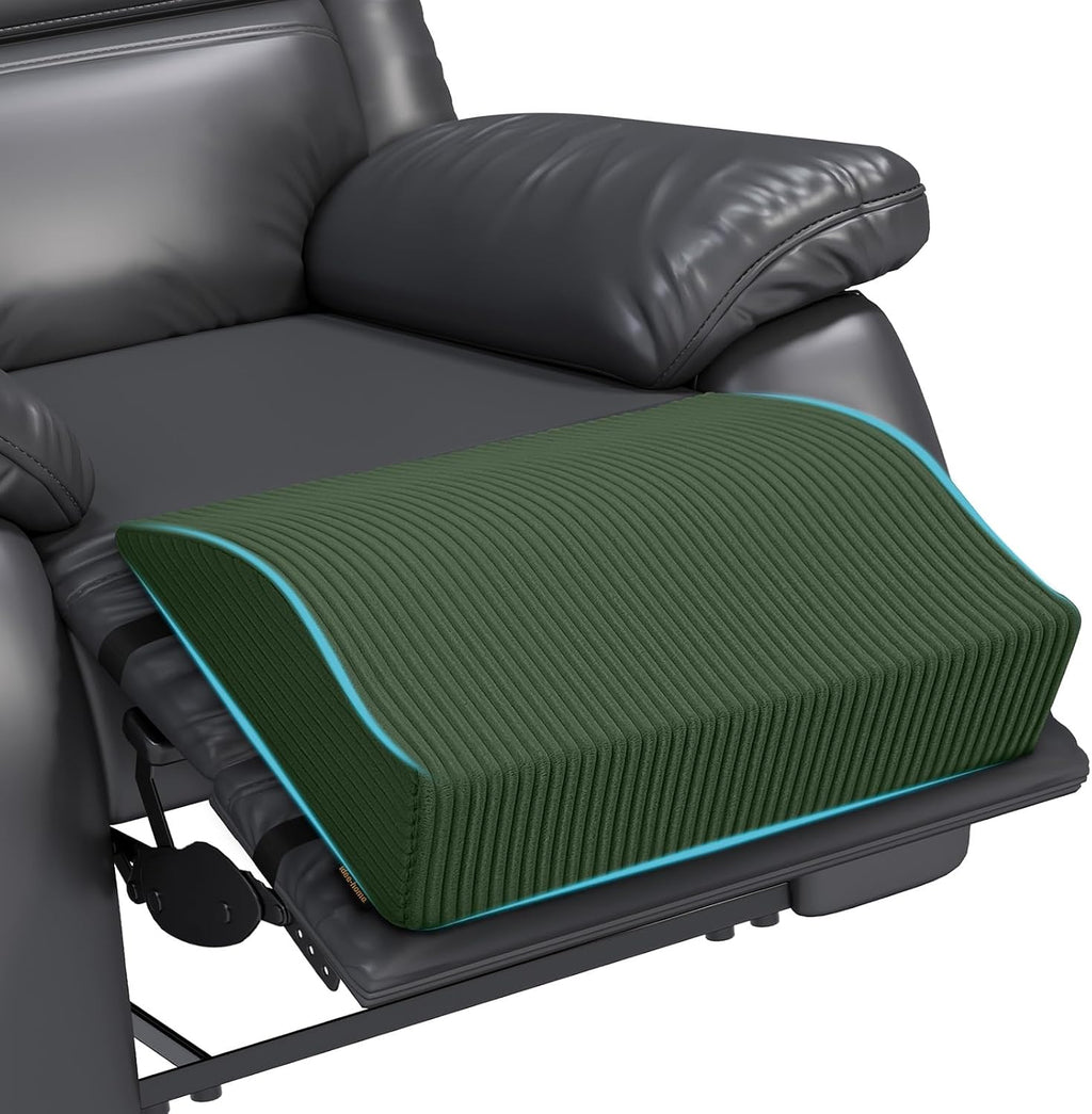 idee-home Recliner Leg Rest Cushion, Recliner Footrest Extender Pillow with Removable Corduroy Cover, Multi Purpose Ergonomic Foot Pillow…
