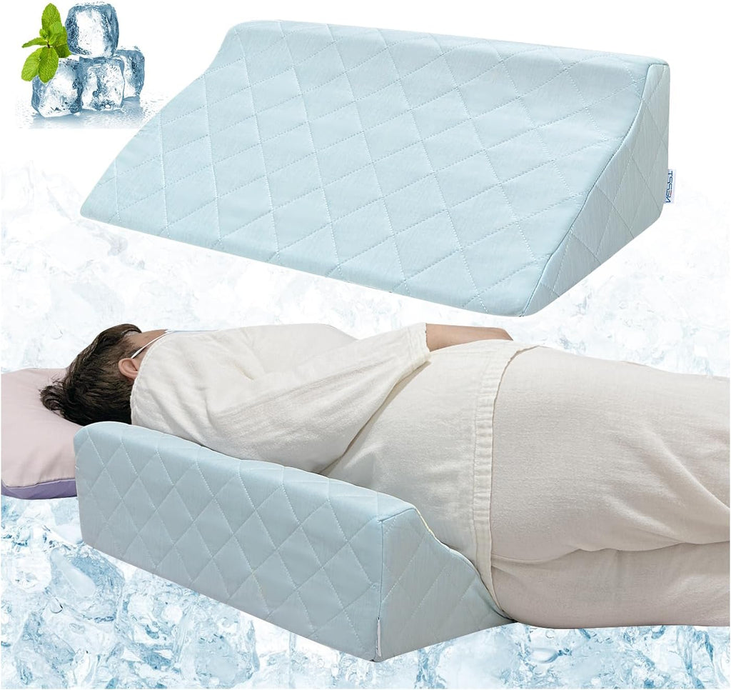 NEPPTthy NEPPT Wedge Pillow for Seniors Side Sleeping Post Surgery Wedge Bedsore Pressure Relief Incline Pillow Patient Turning Wedges…