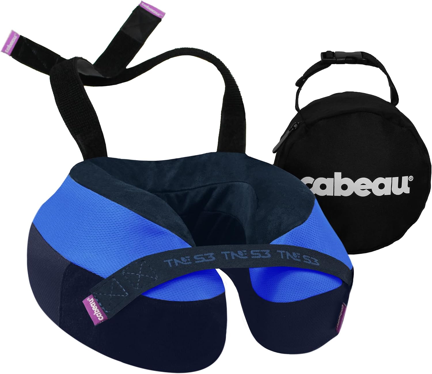 Cabeau Travel Neck Pillows for Airplanes – The Neck’s Evolution, TNE S3 – Supportive Memory Foam Design for Long Haul Flights –…