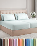 Split King 7 Piece Sheet Set - Comfy, Breathable & Cooling - Soft Hotel Luxury Bedding for Women, Men, Kids, Teens and Children - 1 Flat…