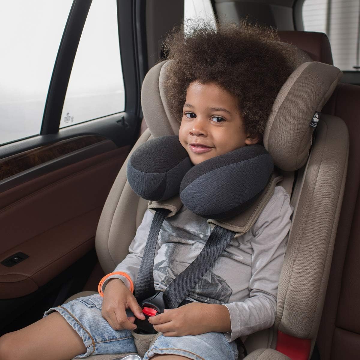 Infanzia Kids Chin Supporting Travel Neck Pillow, Helps Support Head and Neck, Comfortably Designed for Head, Neck, and Chin Support - Idea…