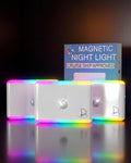 Nordmoose 3-Pack Motion Sensor Night Light – Cruise Ship Approved, Magnetic & Rechargeable with USB-C, RGB Color-Changing Modes, LED Auto…
