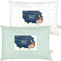 KeaBabies 2-Pack Toddler Pillows 2 Year Old to 5-13x18 Soft Organic Cotton Kids Pillow for Sleeping, Travel, School, Daycare, Nap…