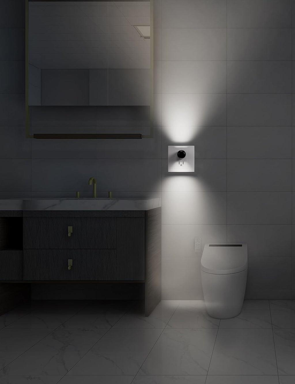 TSEXES Plug-in LED Night Lights, Automatic Night Lights Plug into Wall, Dusk to Dawn Sensor 4000K, Bathroom, Hallway, Bedroom, Kitchen…