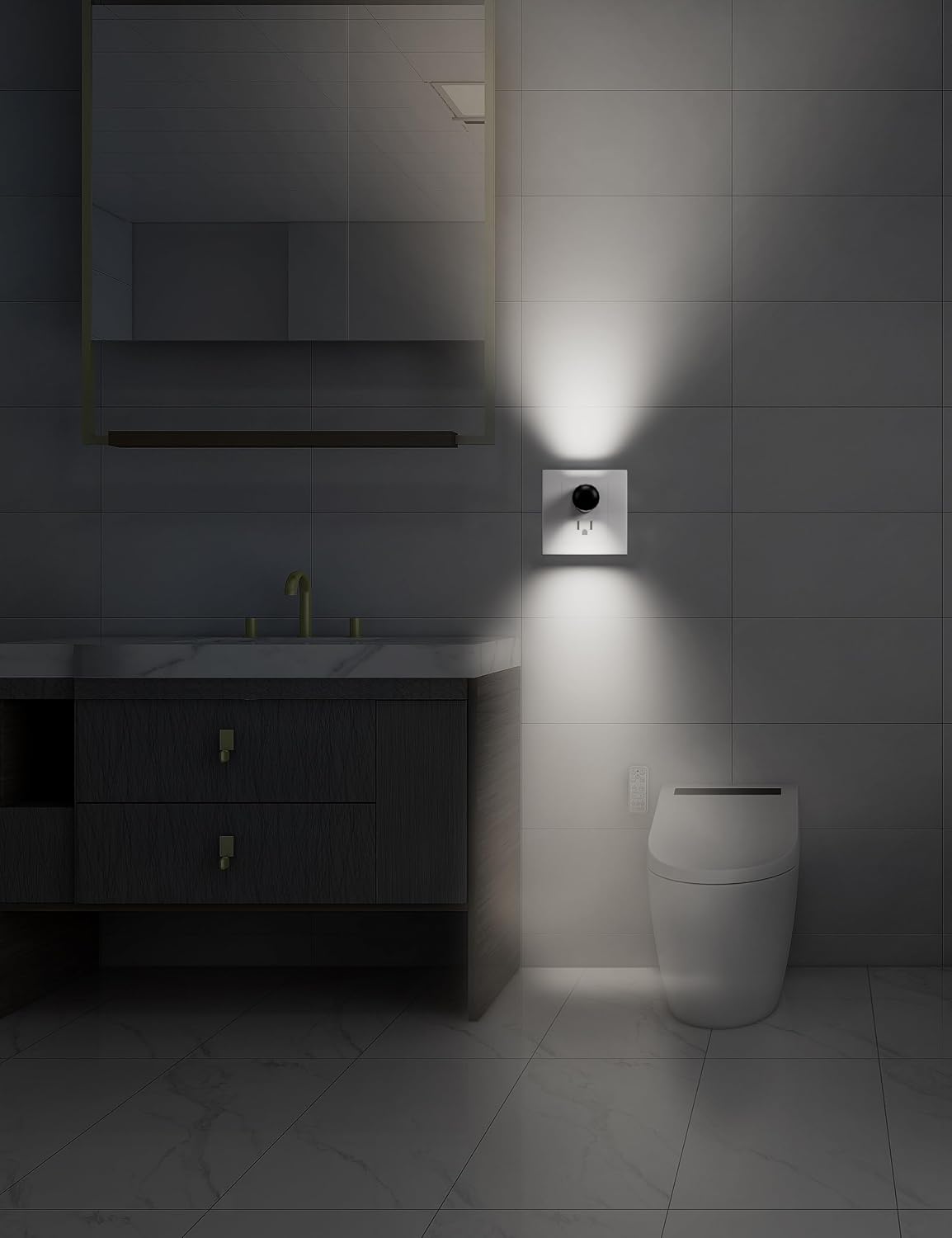 TSEXES Plug-in LED Night Lights, Automatic Night Lights Plug into Wall, Dusk to Dawn Sensor 4000K, Bathroom, Hallway, Bedroom, Kitchen…