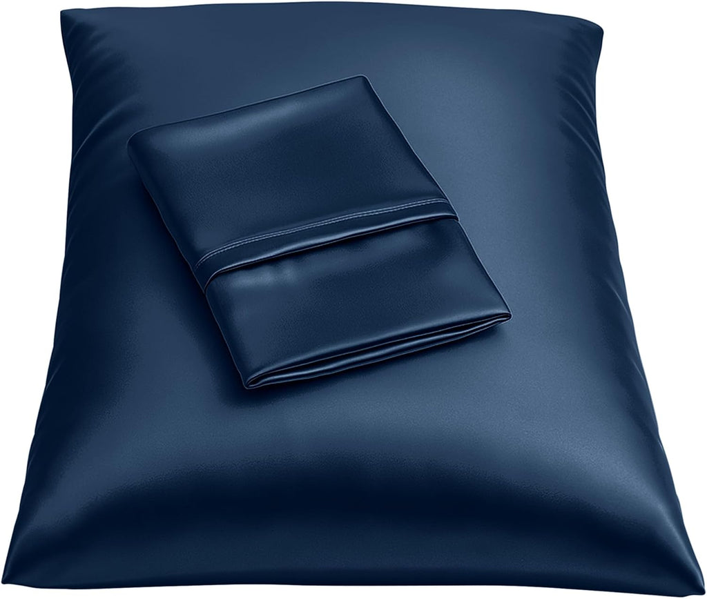 Blissford Satin Pillowcase with Zipper, for Hair and fabric comfort, Feels Soft and Cool Like a Silk Pillowcase, Satin Pillow Cases 2…