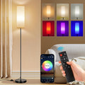 FRIDEKO HOME Floor Lamp, 9W 800LM Color Changing Smart Lamp with Music Sync, App & Remote Control, Adjustable Brightness & Color…