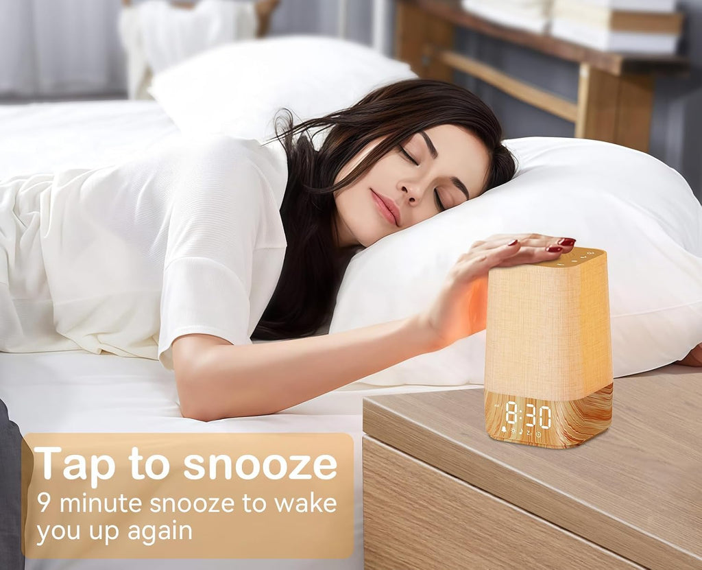 Sunrise Alarm Clock with Sound Machine: Nature Wake Up Light for Dark Mornings & Early Starts - 30 Sleep Sounds, Adjustable Brightness &…