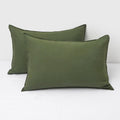 Chuffed Linen Pillowcases 2 Pack 100% Linen Standard Pillow Cases, Breathable and Cooling Washed Pillowshams with Zipper Closure, 20x26 Inc…
