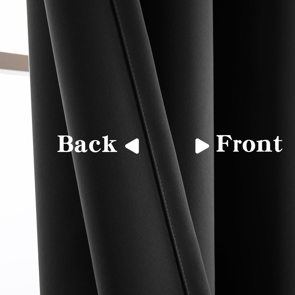 Igemaeve Custom Curtains for Living Room 1 Panel, Blackout Curtains Thermal Insulated, Grommet Light Blocking Drapes for Bedroom Windows Lu…