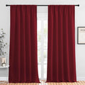 NICETOWN Living Room Curtains for Window - Energy Efficient & Noise Reducing Thermal Insulated Rod Pocket Blackout Drapes/Draperies for…