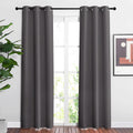 Nicetown Blackout Window Curtains 84 inch Long - Grommet Top Room Darkening Thermal Insulated Solid Vertical Drapes for Bedroom/Kid Room (2…