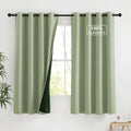 NICETOWN 100% Blackout Curtains for Living Room, Thermal Insulated Plylux Full Blackout Window Covering 63 inch 2 Panels, Grommet…