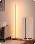 Edishine LED Corner Floor Lamp, 57.5" Minimalist Dimmable Sleek Light, Adjustable Height, Standing Tall Floor Lamps for Living Room, Bedroo…