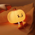 Atsuinightlight ATSUI Pumpkin Night Light, Halloween LED Squishy Novelty Lamp, Food Grade Silicone, Dimmable, Rechargeable Breastfeeding Nu…