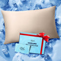Rifens Ice Cooling Pillowcase for Hot Sleepers, Instantly Cool, Stays Cold All Night, Softer Than Silk Pillow Cases, Pillow Covers with Inv…