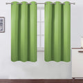 Lemomo Light Green Bedroom Blackout Curtains for Living Room/42 x 63 Inch Long/Set of 2 Panels Thermal Insulated Fashion Boys Room Curtains…
