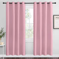 Nicetown Blackout Curtain Panel Grommet - Home Decorations Thermal Insulated Solid Grommet Top Blackout Living Room Panels/Drapes for Gift…