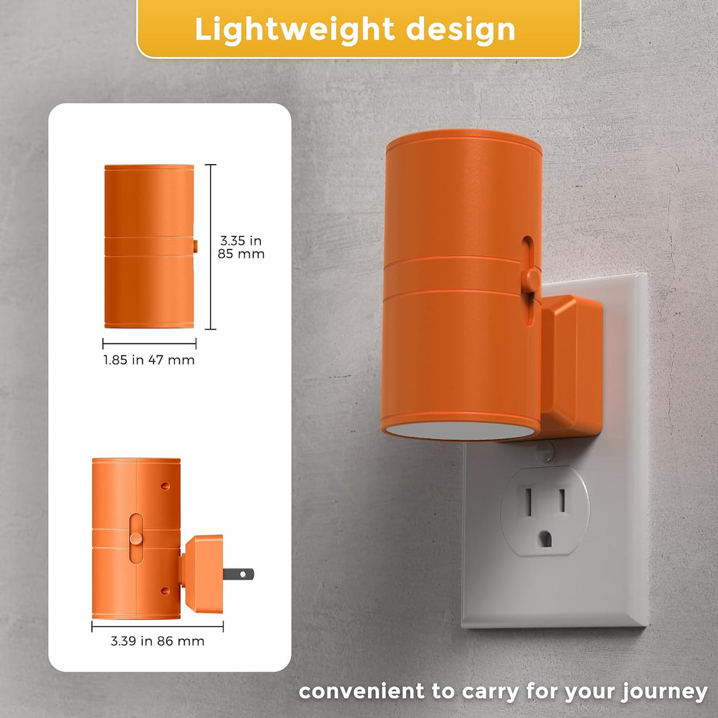 L LOHAS LED Night Light, Modern Night Lights Plug into Wall, 2 Pack Dusk to Dawn Sensor Nightlights, 3000K 0-100LM Adjustable Brightness…