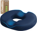 CloudBliss Donut Pillow Seat Cushion for Tailbone and Hemorrhoids, Memory Foam Chair Cushion for Postpartum Pregnancy, Seat Cushions for Me…