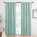 Nicetown Blackout Curtains for Living Curtains, Aqua Blue, 2 Panels, 42 by 84, Room Darkening Window Curtain Panels, easy maintenance…