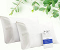 Stnomyhome Eucalyptus Tencel cooling Pillowcase 2 Pack Queen Natural White | Moisture Wicking for Night Sweats | 3X Faster Drying | Oeko-TE…