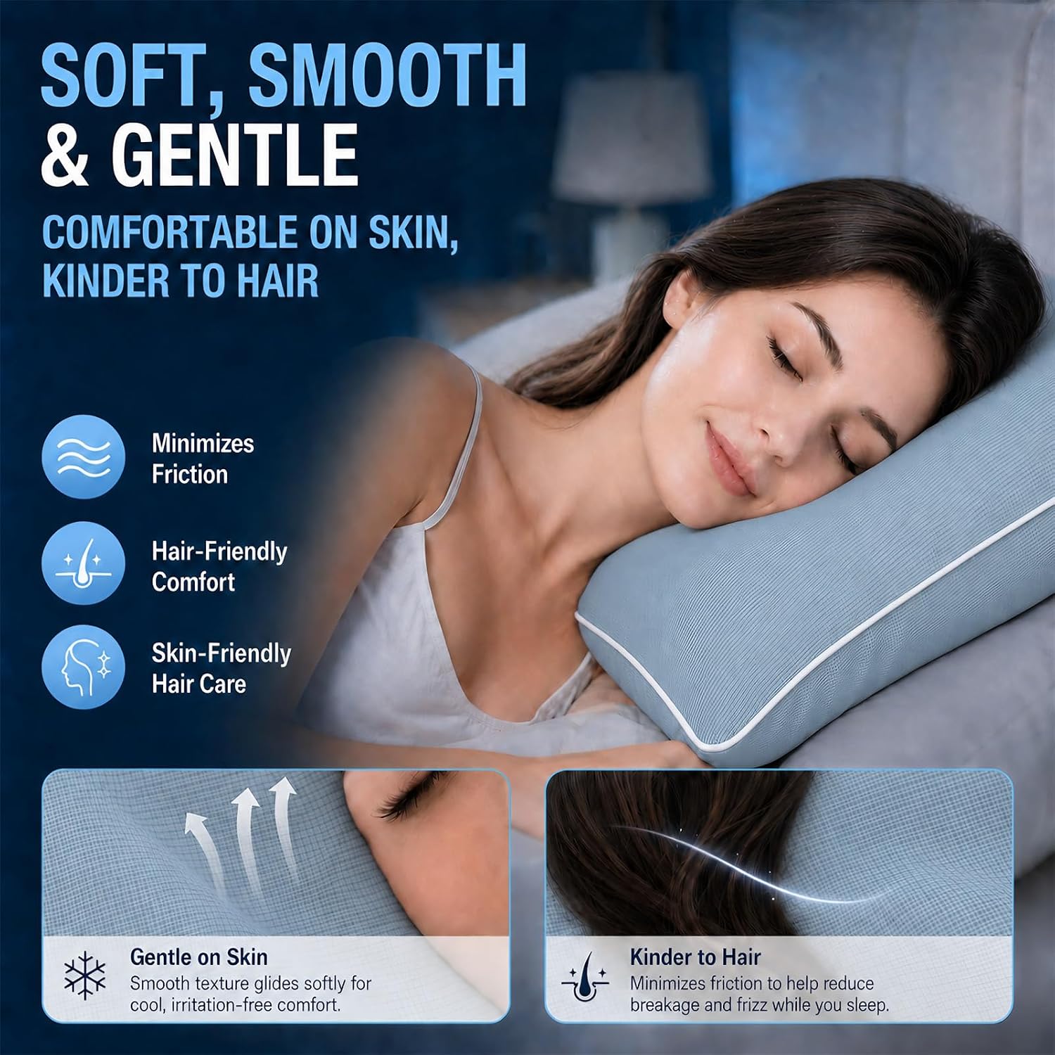 Cieltown Cooling Pillow Cases for Hot-Sleepers: Q-Max ≥0.4 Nylon Spandex Cool-to-Touch for Night Sweats - Waffle Weave for Dry & Com…